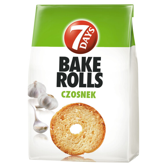 7Days Bake Rolls czosnek 150g