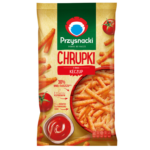 Przysnacki chrupki o smaku keczupu 120g