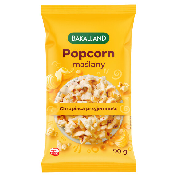 Bakalland Popcorn maślany 90g
