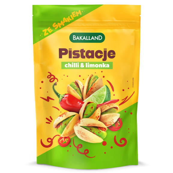 Bakalland Pistacje ze smakiem Chili & Limonka 70g