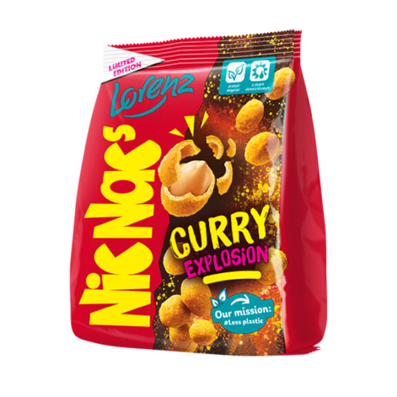 Nic Nac's orzeszki ziemne curry explosion 110g