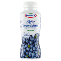 Piątnica skyr jogurt pitny typu islandzkiego jagodowy 330g
