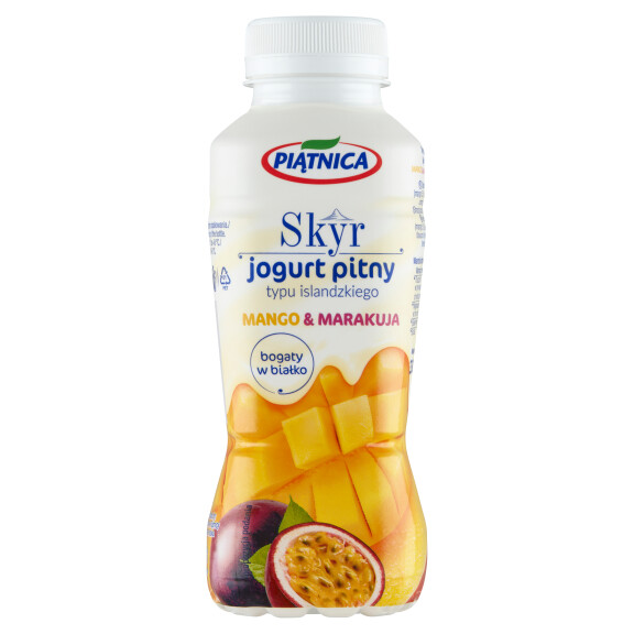 Piątnica skyr jogurt pitny typu islandzkiego mango&marakuja 330ml