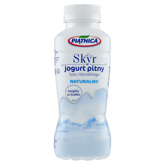 Piątnica skyr jogurt pitny typu islandzkiego naturalny 330ml