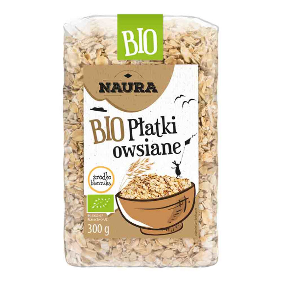 Płatki owsiane BIO 300g