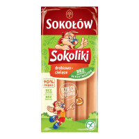 Sokołów Sokoliki parówki drobiowo-cielęce 140g