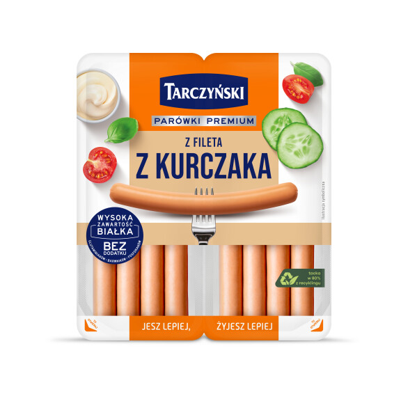 Tarczyński Parówki z fileta z kurczaka (2 x 90g) 180g