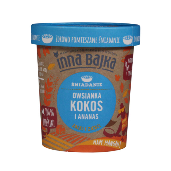 Inna Bajka owsianka kokos i ananas 70g