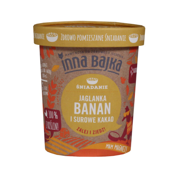 Inna Bajka jaglanka banan i surowe kakao 65g