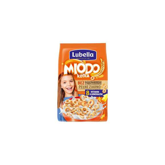 LUBELLA Mlekołaki płatki 500 g miodowe kółka