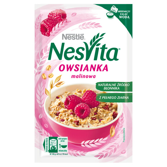 NesVita owsianka malinowa 45g