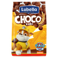 Lubella Mlekołaki Choco Kulki Zbożowe kulki o smaku czekoladowym 250g