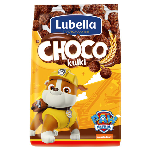 Lubella Mlekołaki Choco Kulki Zbożowe kulki o smaku czekoladowym 250g