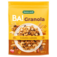 Bakalland BA! Granola 5 orzechów z czekoladą 300g