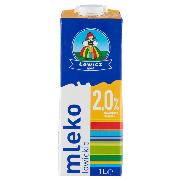 Mleko UHT ŁOWICKIE PREMIUM 2% 1l
