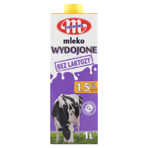 Mlekovita Wydojone mleko bez laktozy 1,5% 1l
