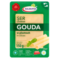Mlekpol ser gouda w plastrach 150g