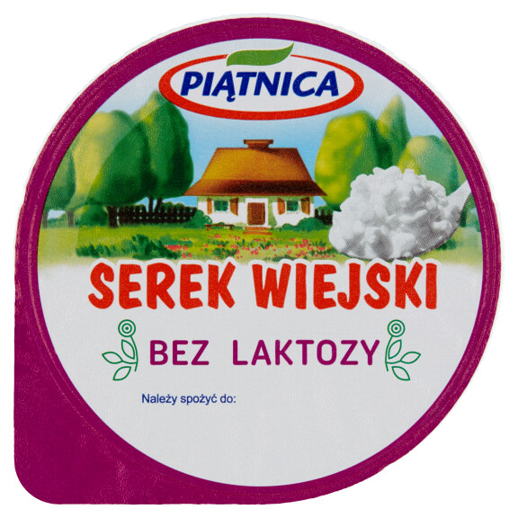 Piątnica serek wiejski bez laktozy 200g