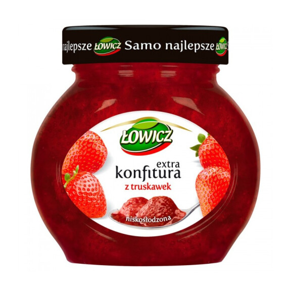 Łowicz konfitura truskawka 240g