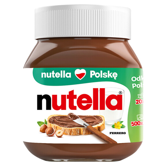 Nutella Krem do smarowania z orzechami laskowymi i kakao 350g