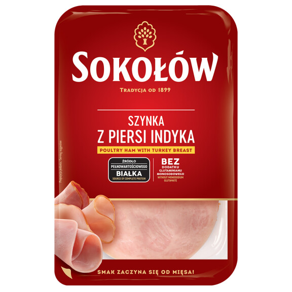 Sokołów szynka z piersi indyka 120g