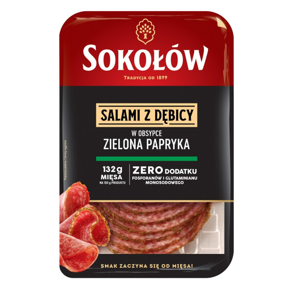 Sokołów salami z papryką 100g