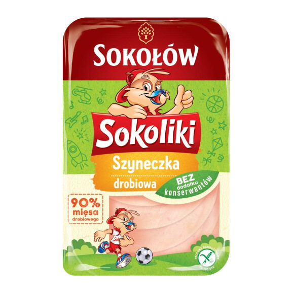 Sokołów Sokoliki szyneczka drobiowa 100g