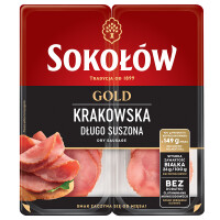 Sokołów Gold kiełbasa krakowska sucha 2x50g