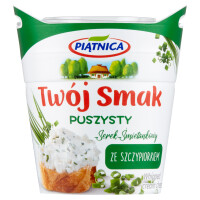 Piątnica twój smak serek puszysty śmietankowy ze szczypiorkiem 150g