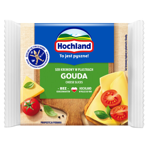 Hochland Ser topiony Gouda plastry 130g