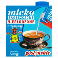 SM Gostyń mleko zagęszczone 7,5% niesłodzone 500g