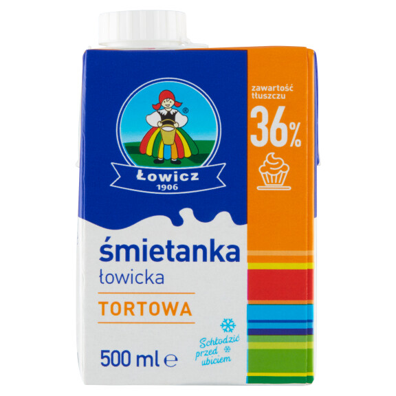 Śmietanka UHT ŁOWICZ 36% 0,5l