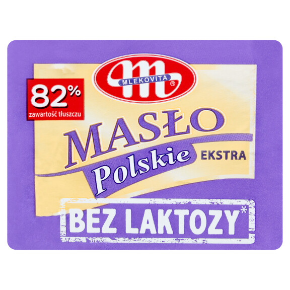 Masło Mlekovita Ekstra Bez Laktozy 200G