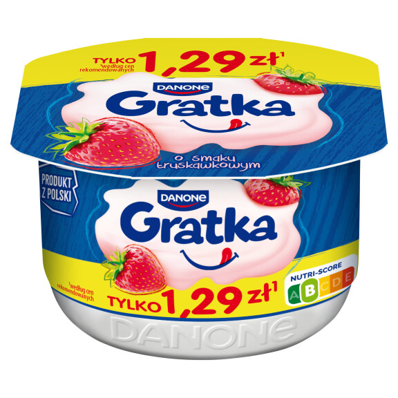 Gratka deser o smaku truskawkowym 115g