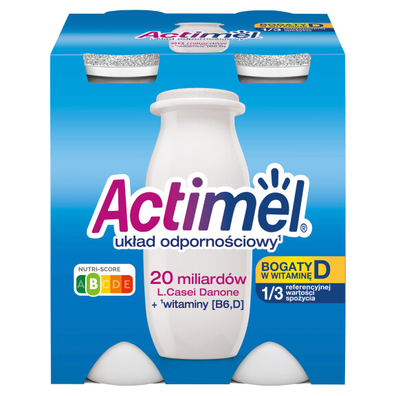 Actimel napój mleczny naturalny 4*100G