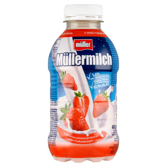 Muller napój mleczny truskawkowy 400ml