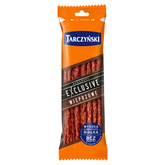Tarczyński kabanosy exclusive wieprzowe 105g