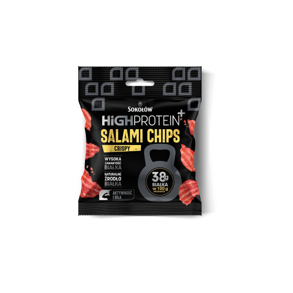 Sokołów high protein salami chips crispy 25g