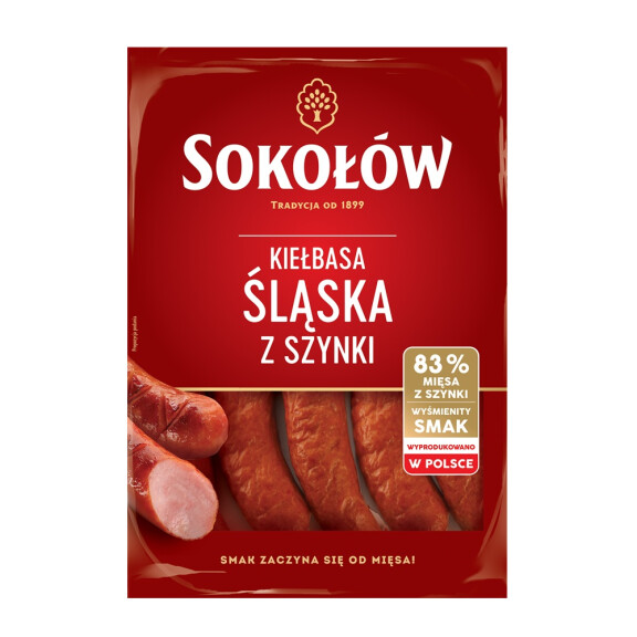 Sokołów kiełbasa śląska z szynki 500g