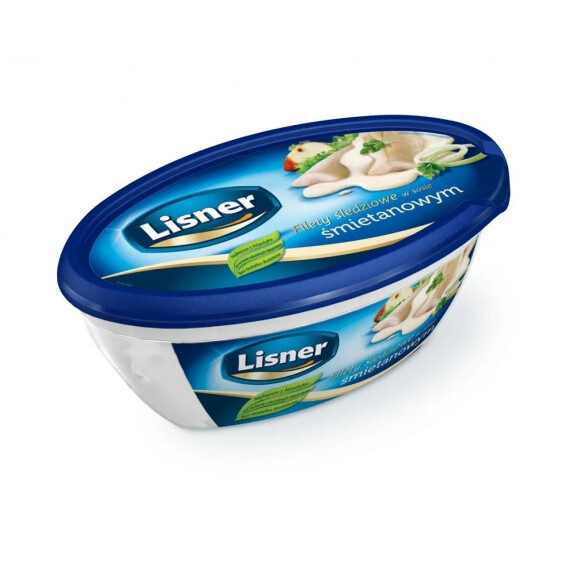 Filety śledziowe w sosie śmietanowym Lisner 160g