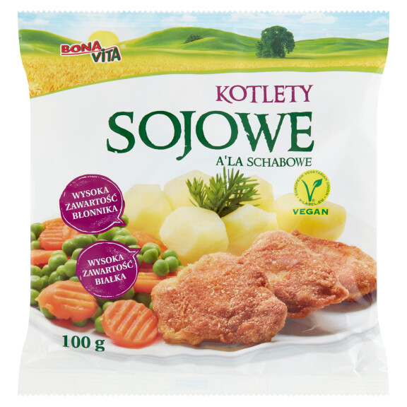 Bonavita kotlety sojowe a'la schabowe 100g