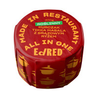 Roślinny kurczak tikka masala z brązowym ryżem 400g