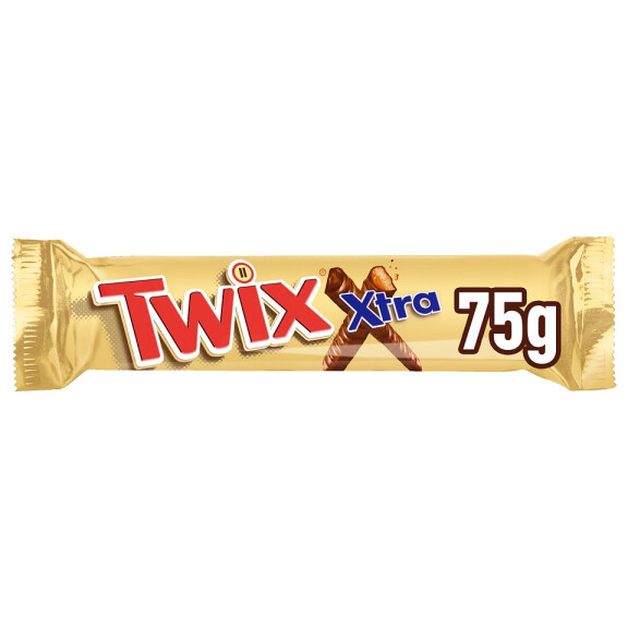 Twix Xtra Baton z ciastkami i karmelem oblany czekoladą 75g 2x 37,5g