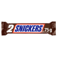 Snickers Baton z nadzieniem i orzeszkami ziemnymi w karmelu i czekoladzie 75g (2x 37,5g)