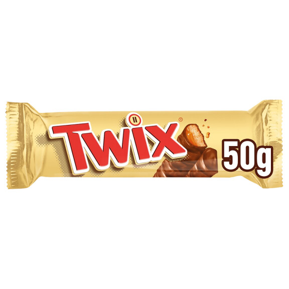Twix Baton z ciastkami i karmelem oblany czekoladą 2x25g