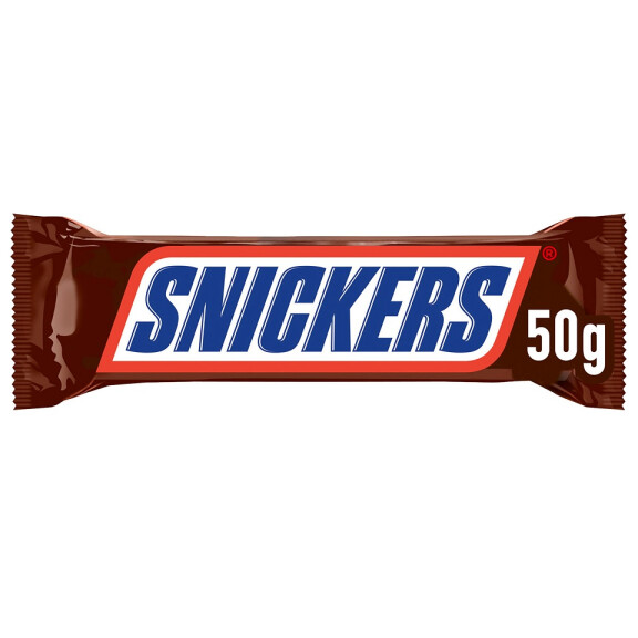 Snickers Baton z nadzieniem i orzeszkami ziemnymi w karmelu i czekoladzie 50g