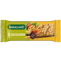 Bakalland BA! Baton zbożowy 5 orzechów 40g
