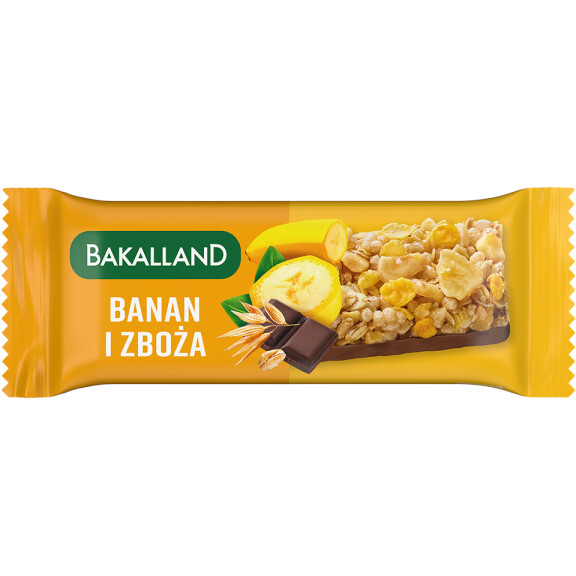 Bakalland BA! Baton zbożowy banan 40g