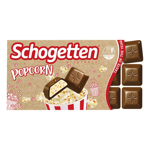 Schogetten czekolada popcorn 100g