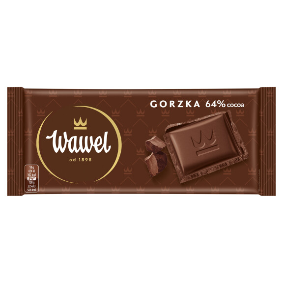 WAWEL Czekolada gorzka 64% cocoa 90g
